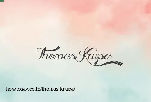 Thomas Krupa