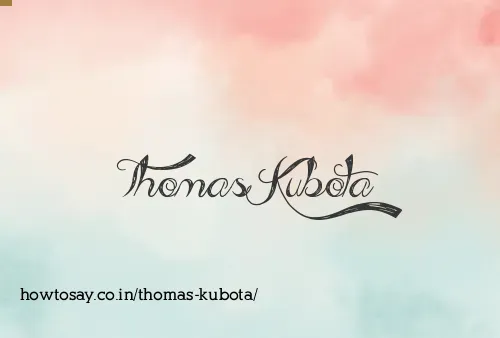 Thomas Kubota