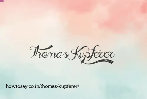 Thomas Kupferer