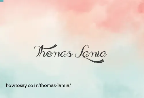 Thomas Lamia