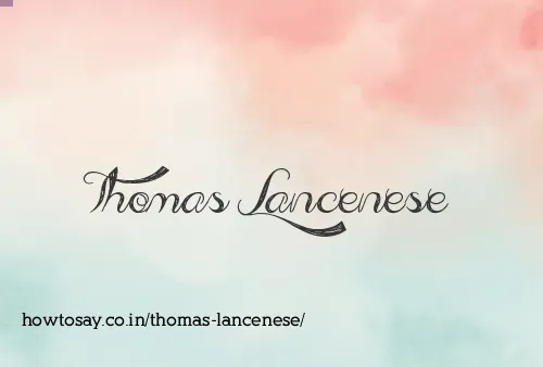 Thomas Lancenese