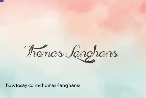 Thomas Langhans