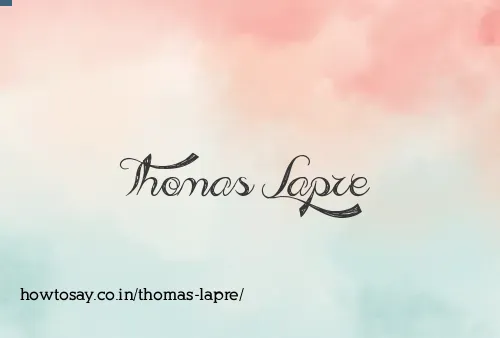 Thomas Lapre