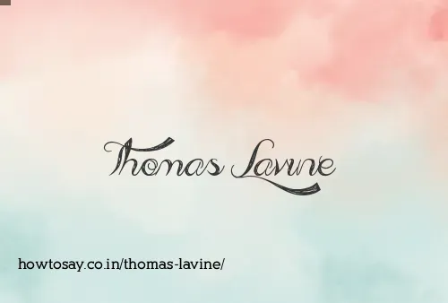 Thomas Lavine