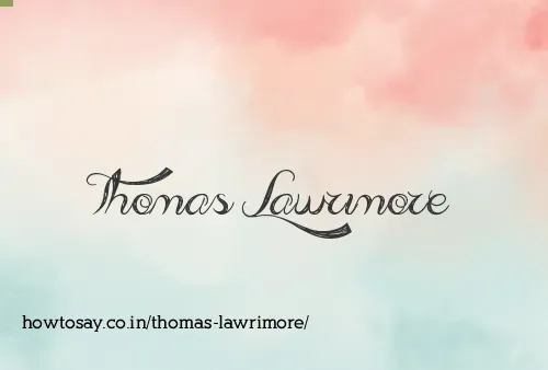 Thomas Lawrimore