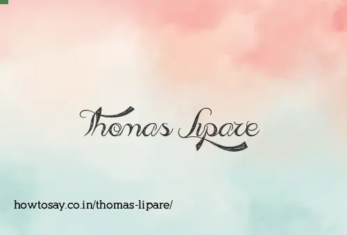Thomas Lipare