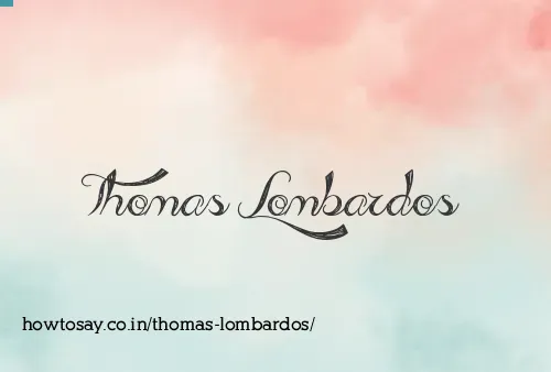 Thomas Lombardos