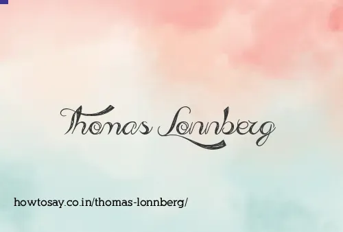 Thomas Lonnberg