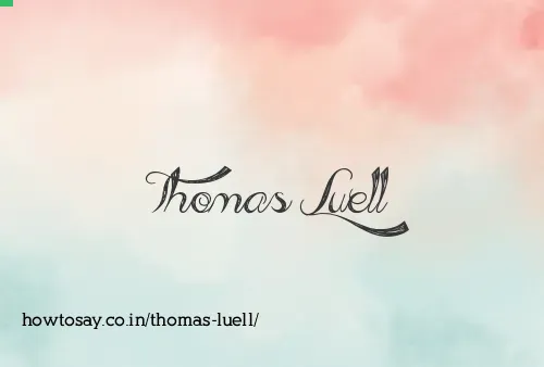 Thomas Luell