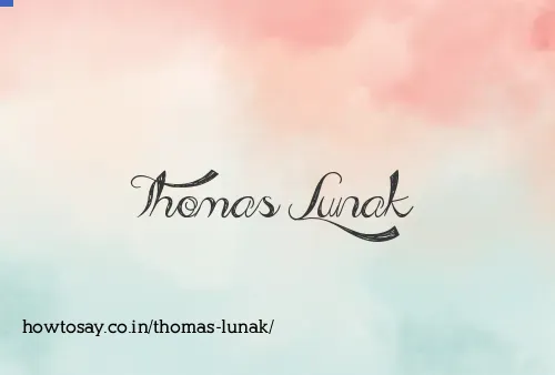 Thomas Lunak