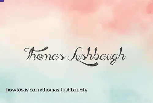 Thomas Lushbaugh