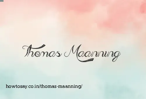 Thomas Maanning