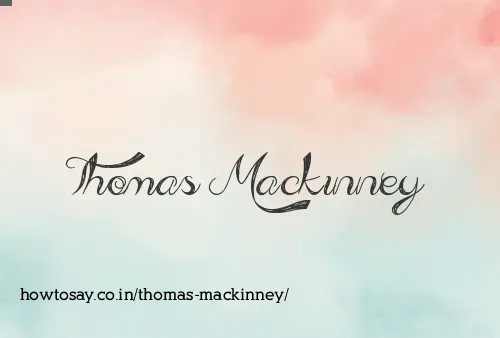 Thomas Mackinney