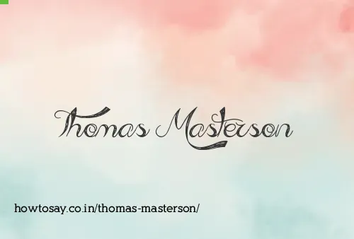 Thomas Masterson