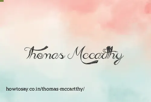 Thomas Mccartthy
