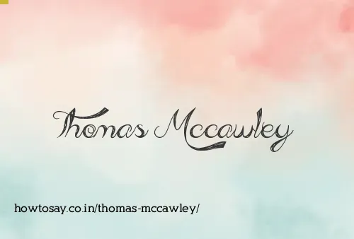 Thomas Mccawley