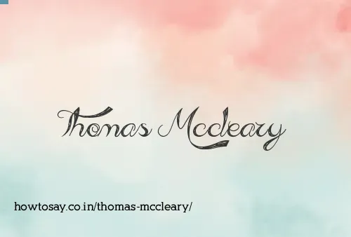 Thomas Mccleary
