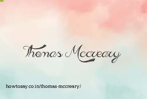 Thomas Mccreary