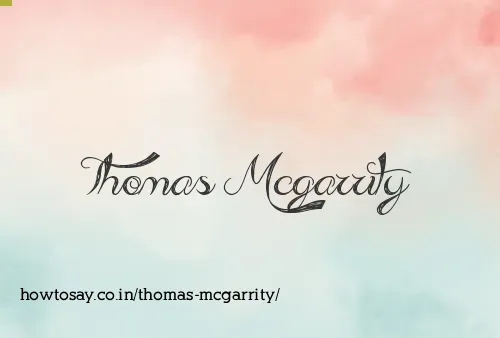 Thomas Mcgarrity