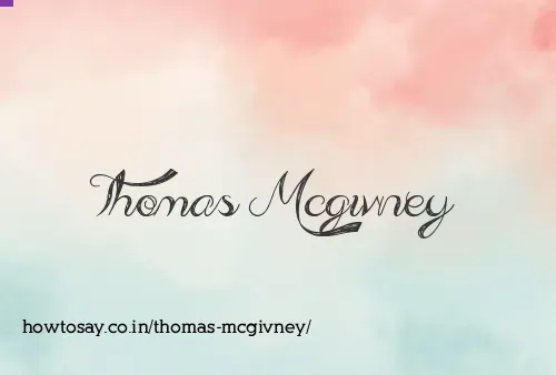 Thomas Mcgivney