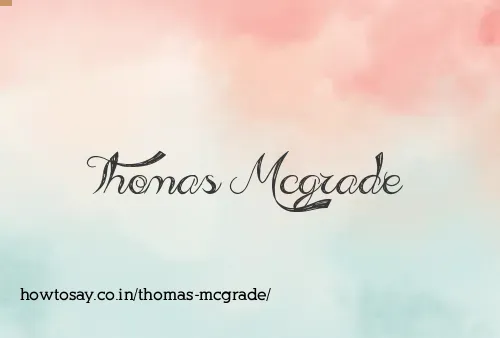 Thomas Mcgrade