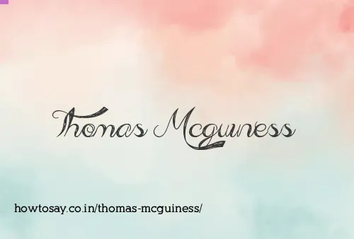 Thomas Mcguiness