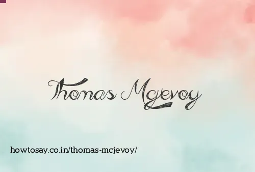 Thomas Mcjevoy