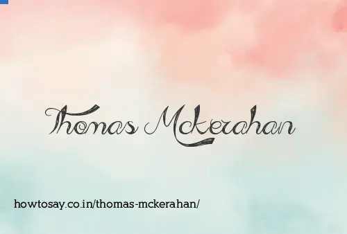 Thomas Mckerahan