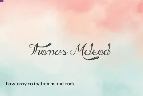 Thomas Mcleod