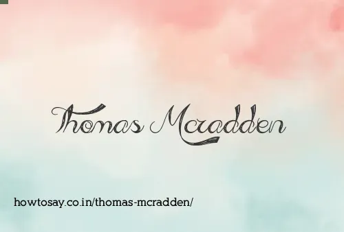 Thomas Mcradden
