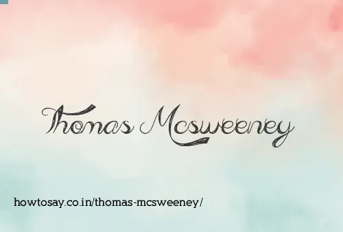 Thomas Mcsweeney