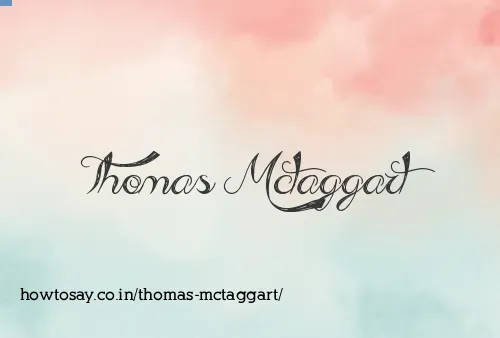 Thomas Mctaggart