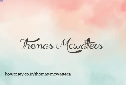 Thomas Mcwatters
