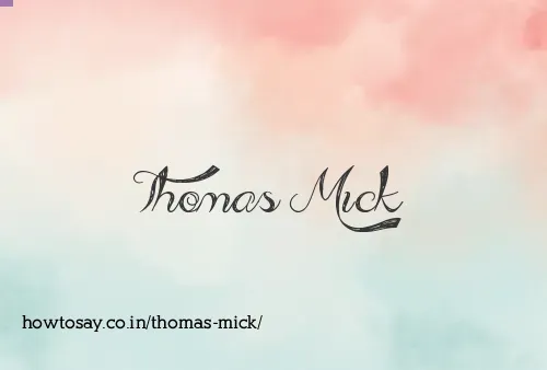 Thomas Mick