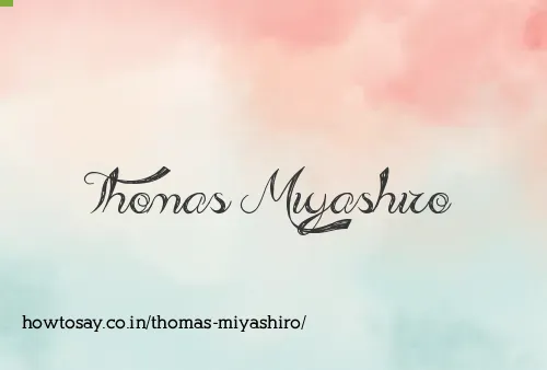 Thomas Miyashiro