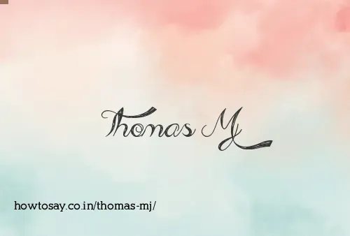 Thomas Mj