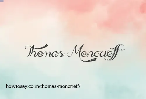 Thomas Moncrieff