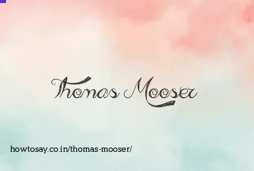 Thomas Mooser