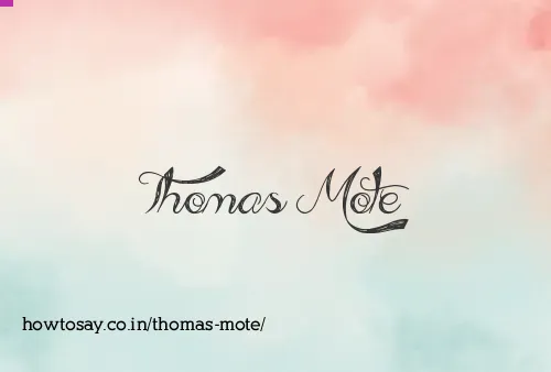 Thomas Mote