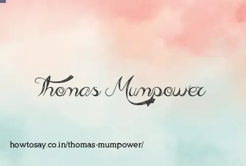 Thomas Mumpower