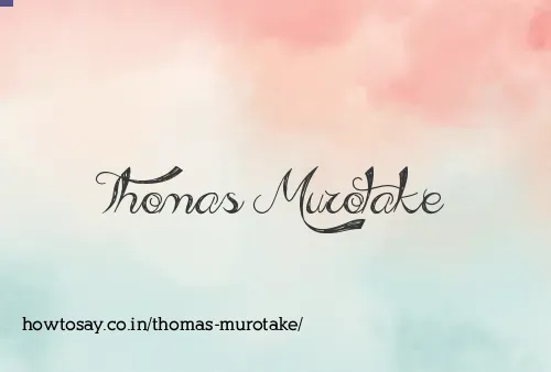 Thomas Murotake