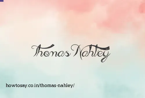 Thomas Nahley