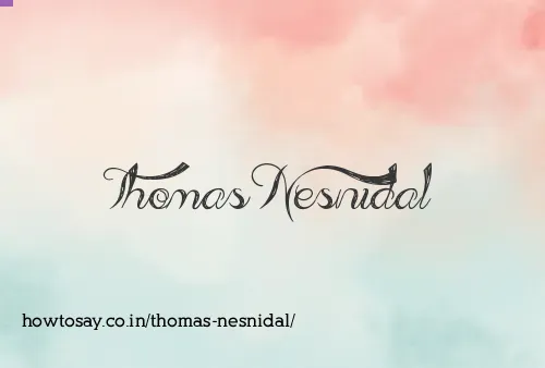 Thomas Nesnidal