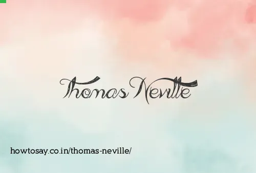 Thomas Neville