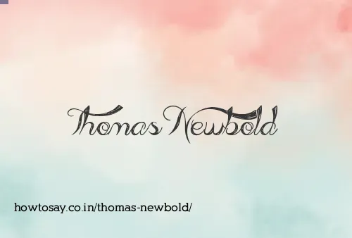 Thomas Newbold