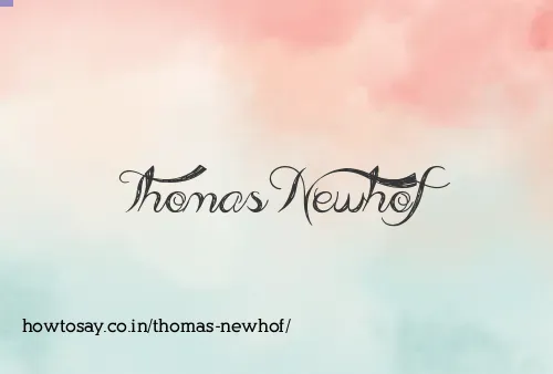 Thomas Newhof
