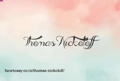 Thomas Nickoloff