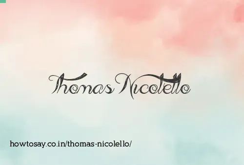 Thomas Nicolello
