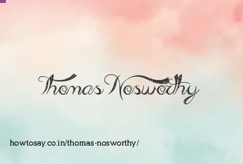 Thomas Nosworthy