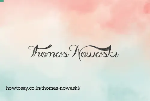 Thomas Nowaski